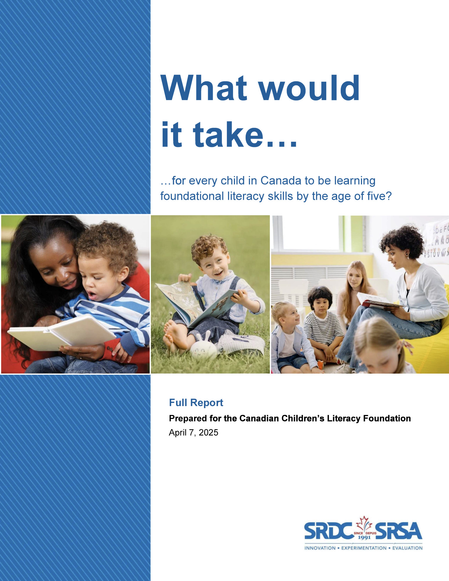 What Would It Take Full Report Cover