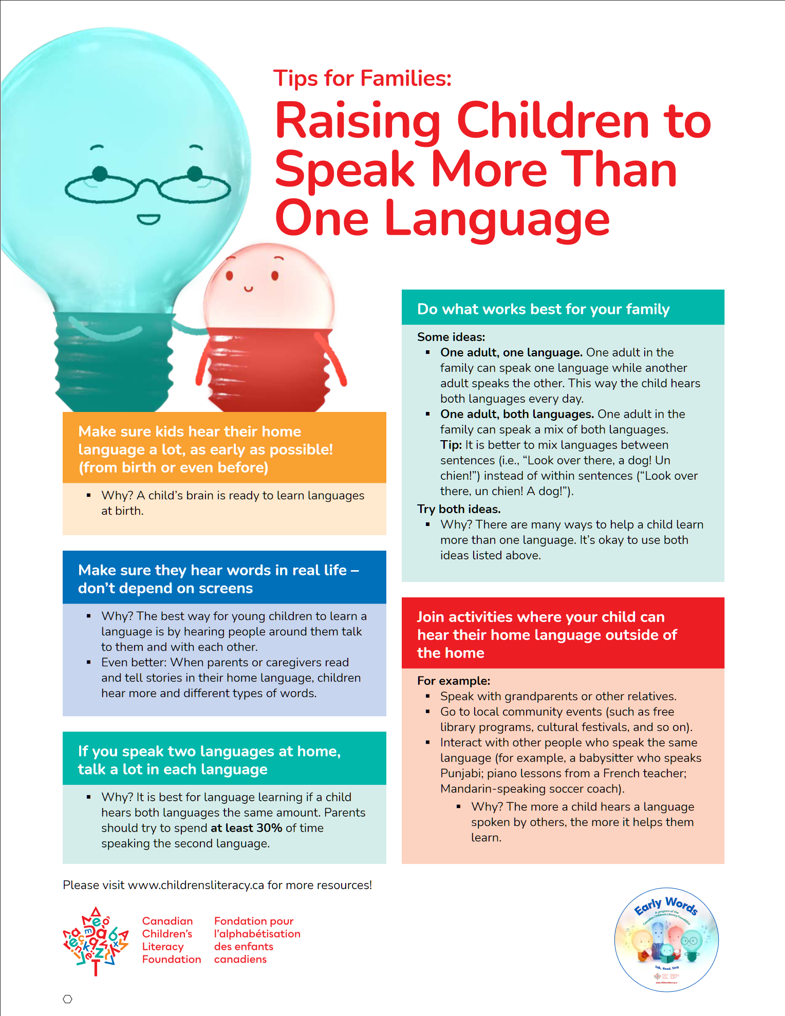 Learning Languages Tip Sheet